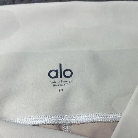 Alo Yoga High Waist Vapor Legging White Camo Medium - Picture 4 of 7